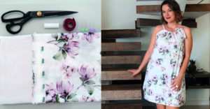 Pronta para arrasar! Diana Demarchi ensina como fazer em CASA vestido curto despojado para o dia a dia; FOTOS