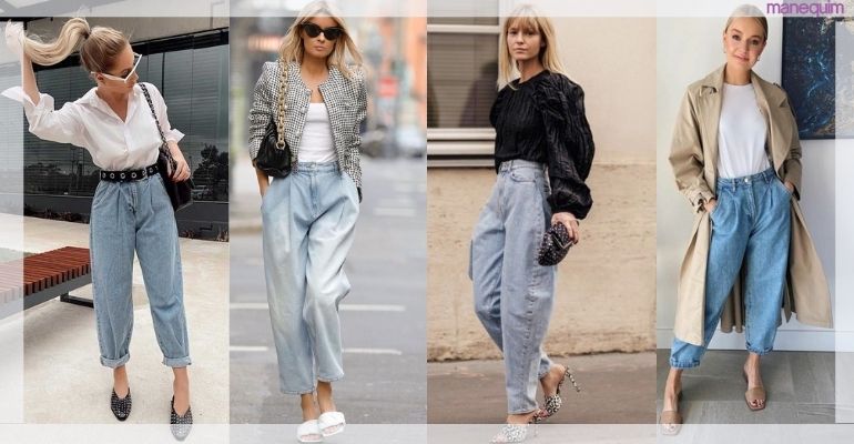 Calça jeans slouchy: Saiba como usar a tendência larga, confortável e muito  fashion