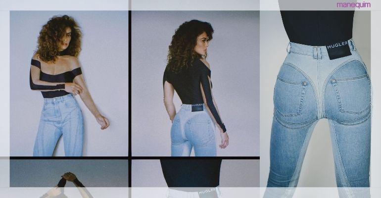 Novo jeans-obsessão das famosas tem o cós dobrado – e custa R$ 1,5 mil