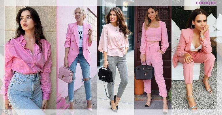 Especial Outubro Rosa: 21 looks que te ensinam a usar cor de rosa no outfit  do trabalho - Manequim