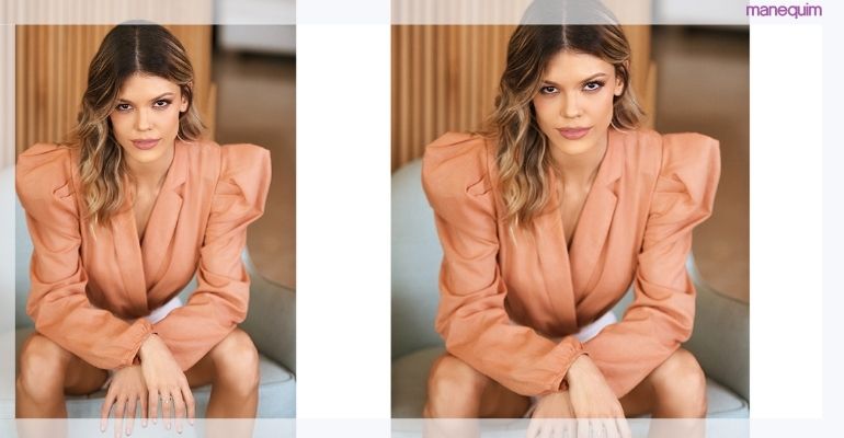 Vitória Strada veste alfaiataria na edição de março da Revista Manequim; confira os modelos