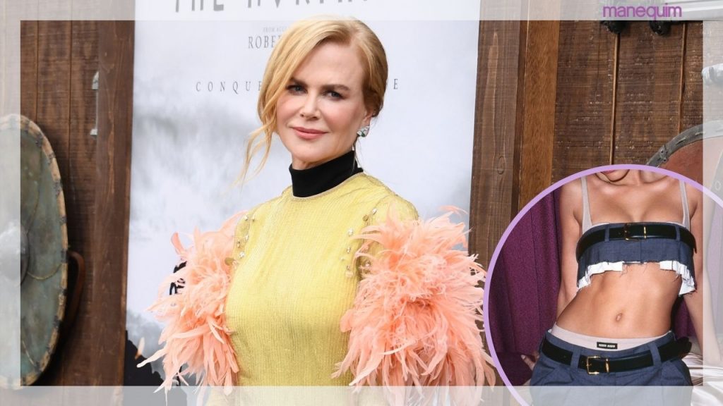 Polêmica minissaia da Miu Miu já foi usada pela atriz Nicole Kidman, de 54 anos