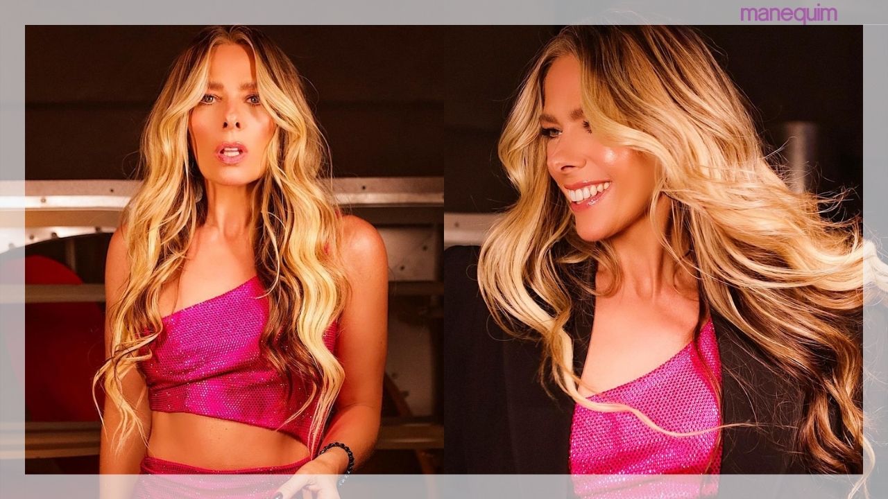 Adriane Galisteu vestido pink