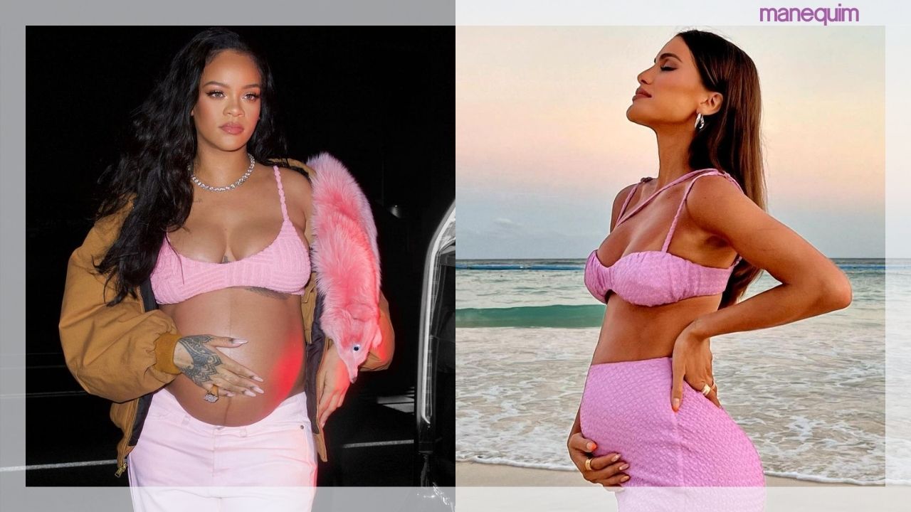 Gravidinhas Rihanna e Camila Coelho