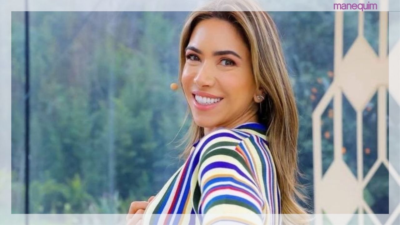 Patrícia Abravanel usa look despojado vibrante cheio de movimento com franjas