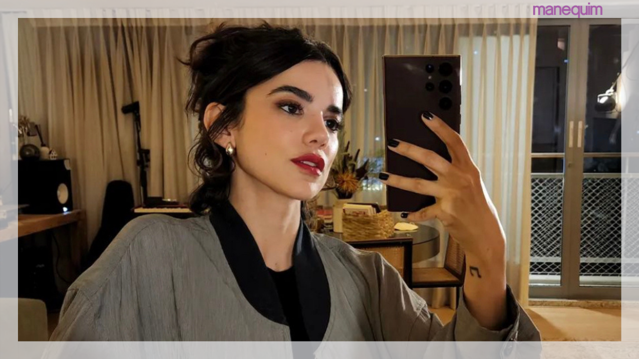 Manu Gavassi homenageou Rita Lee em show com look para lá de rock chic