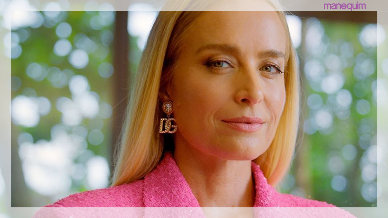 TUDO ROSA! Angélica arrasa ao apostar em look com terninho brilhoso
