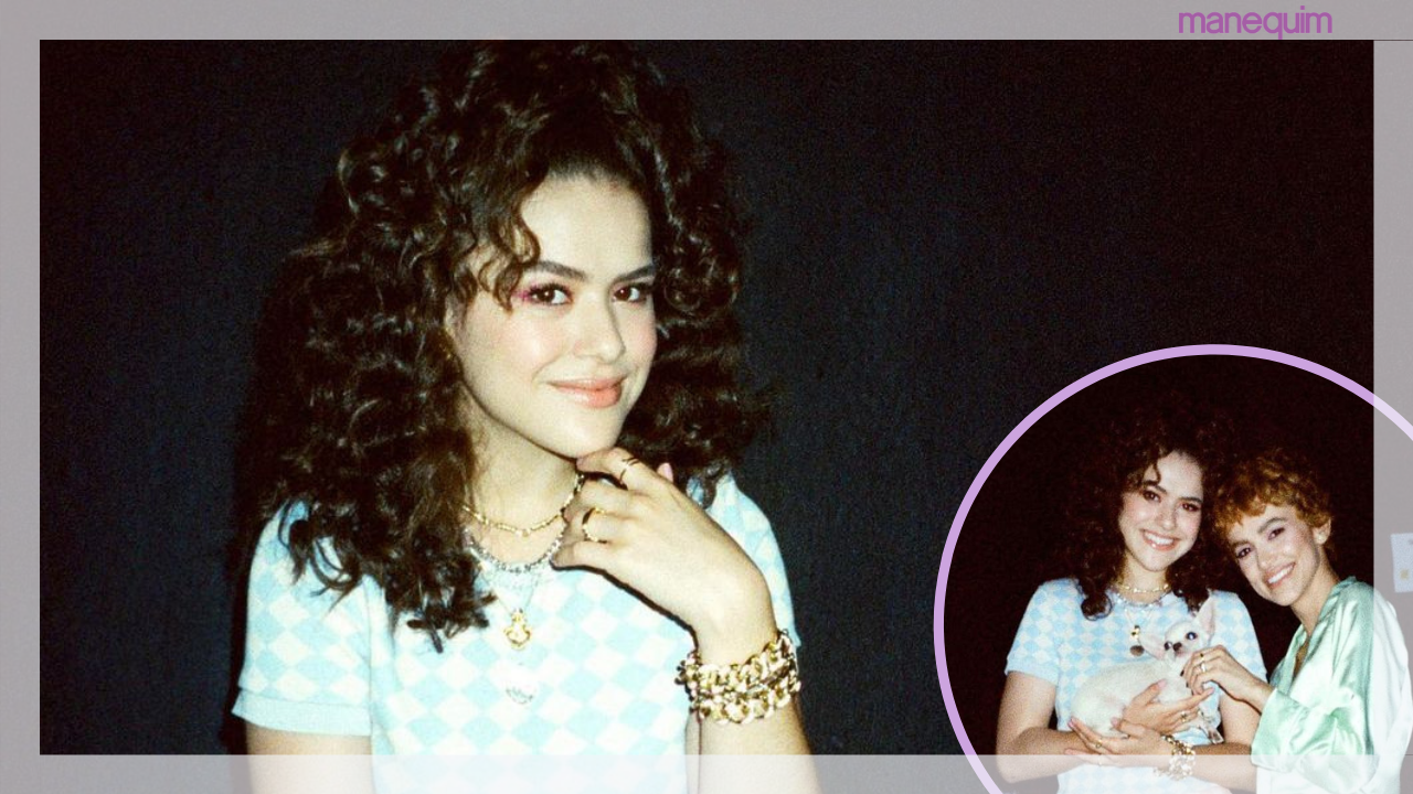 Azul e rosa? Maisa aposta em look em colorido pastel e encanta a web!