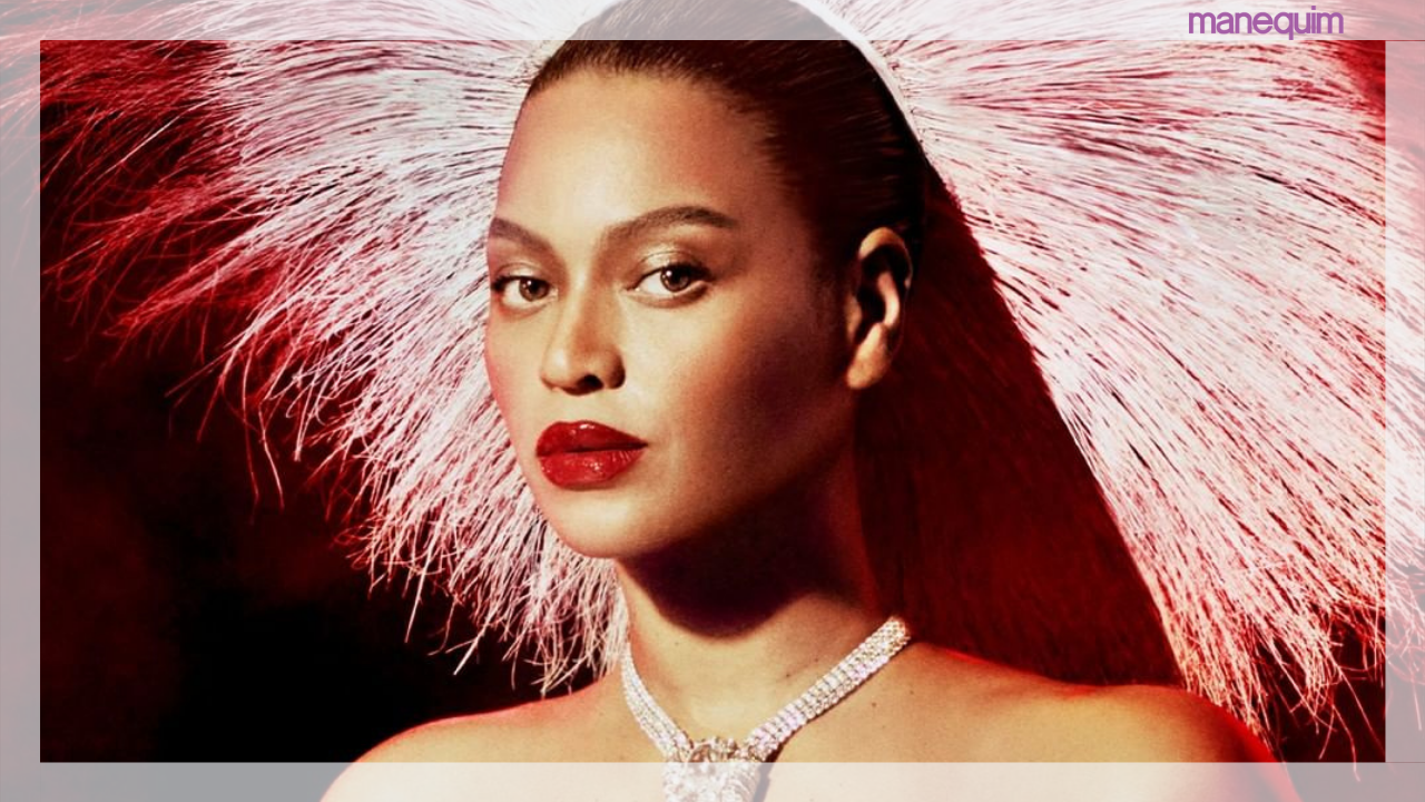 Beyoncé ousa com adereço cravejado em seu corpo para a capa de 'RENAISSANCE'