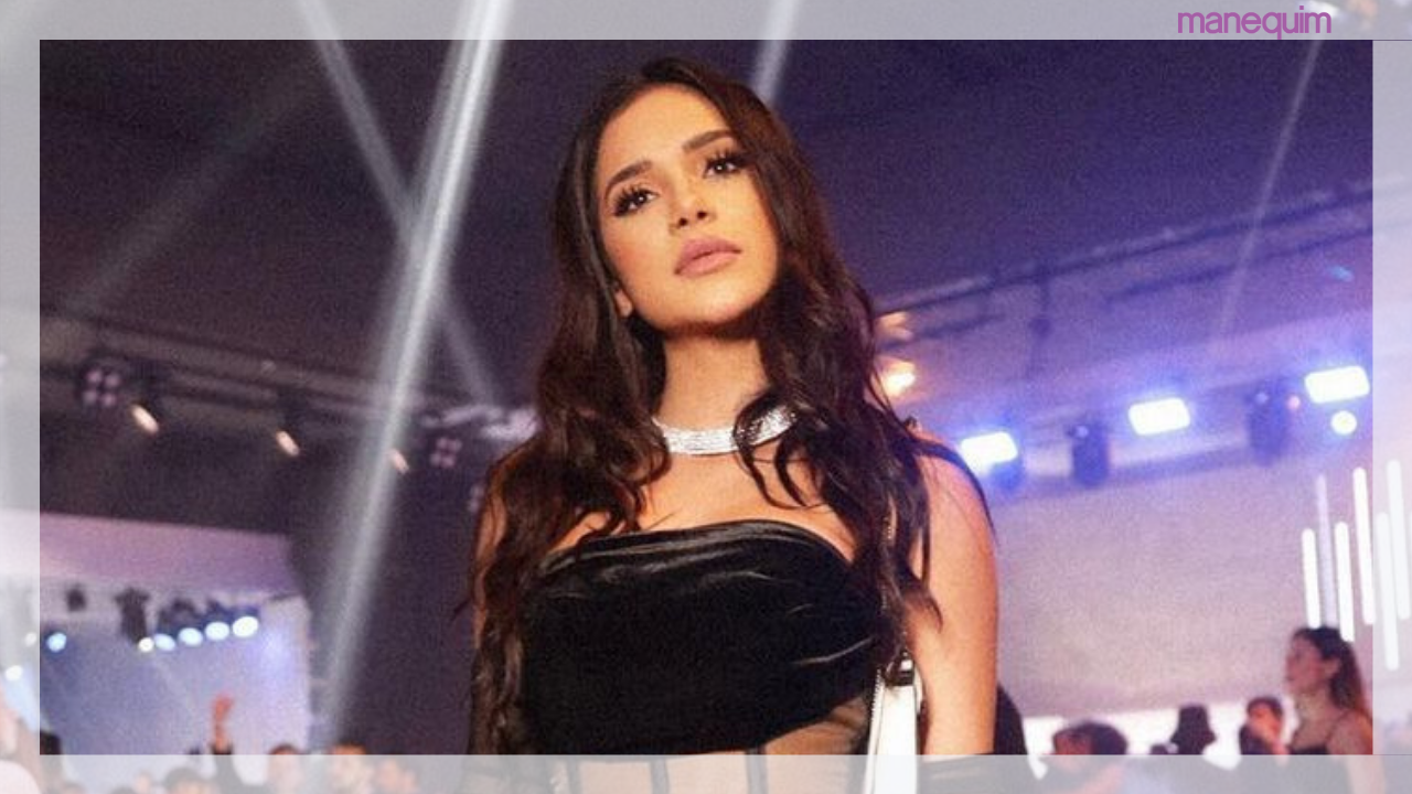 Gizelly Bicalho aposta em look chiquérrimo para receber homenagem no ES