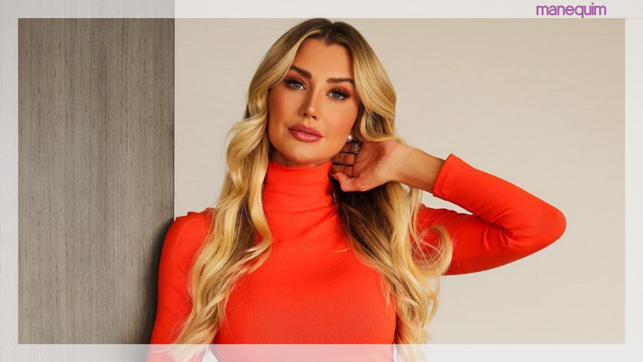 Brilhou! Ana Paula Siebert arrasa com vestido verde inteirinho brilhoso