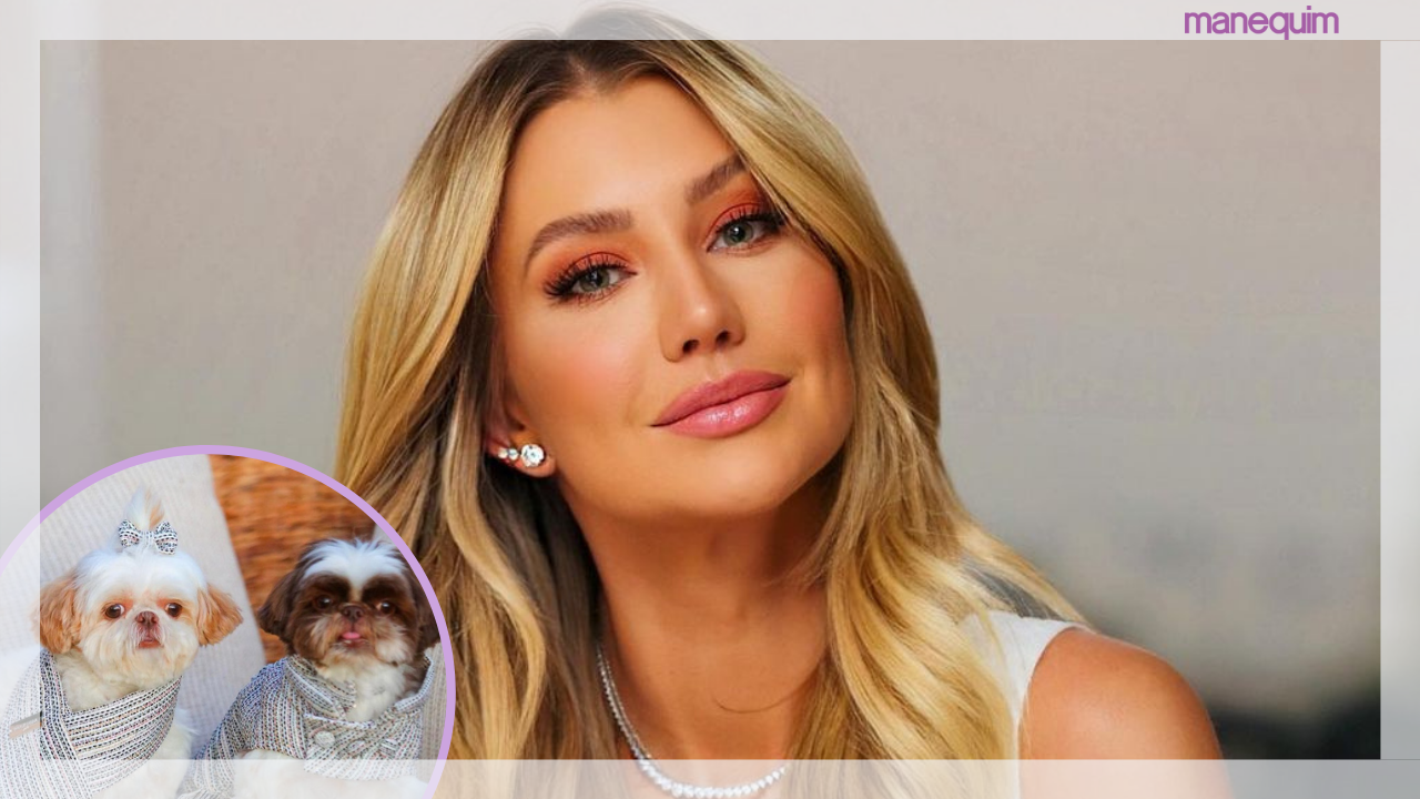 "Tal mãe, tal filhas": Ana Paula Siebert combina look com seus cachorros!