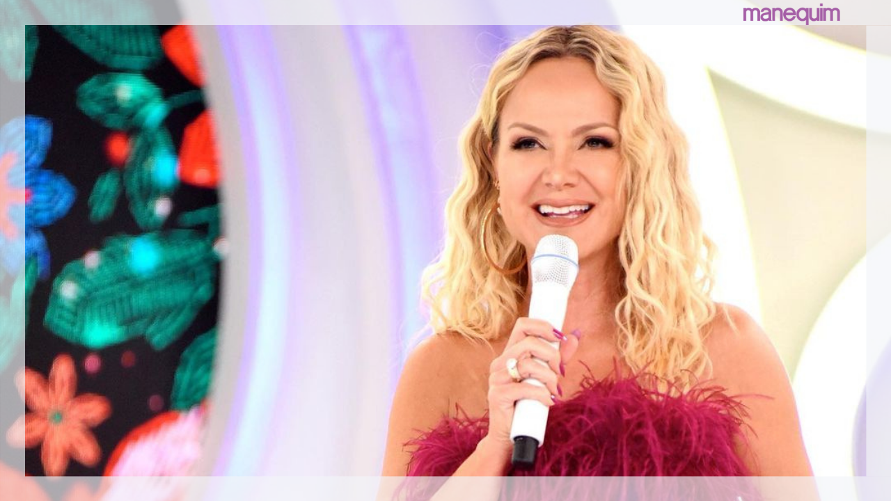 Eliana aposta em combinação fashion de cores vibrantes e cropped de plumas