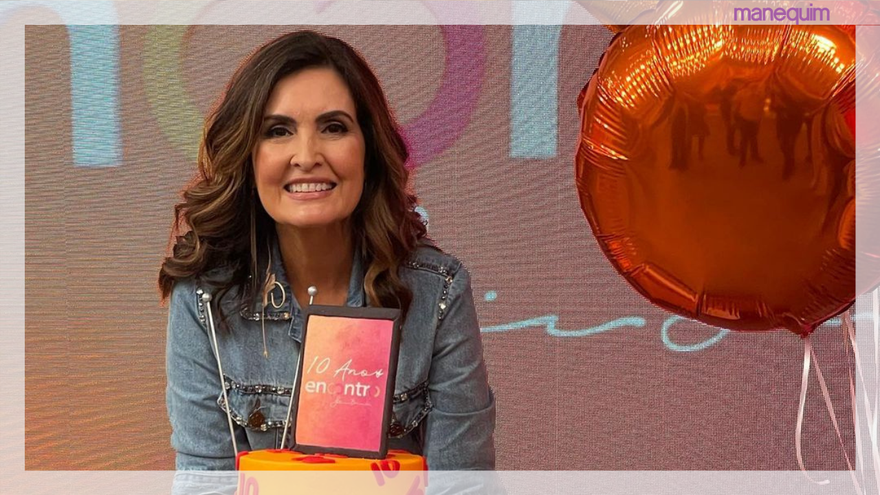 Fátima Bernardes ensino jeito incrível de usar os brilhantes paetês no dia a dia