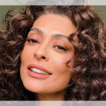 Juliana Paes aposta em produção ousada com conjunto de paetês GIGANTES