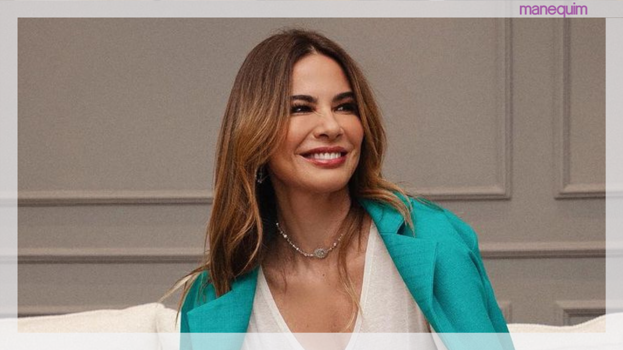 Luciana Gimenez aposta em conjunto vibrante verde e lenço