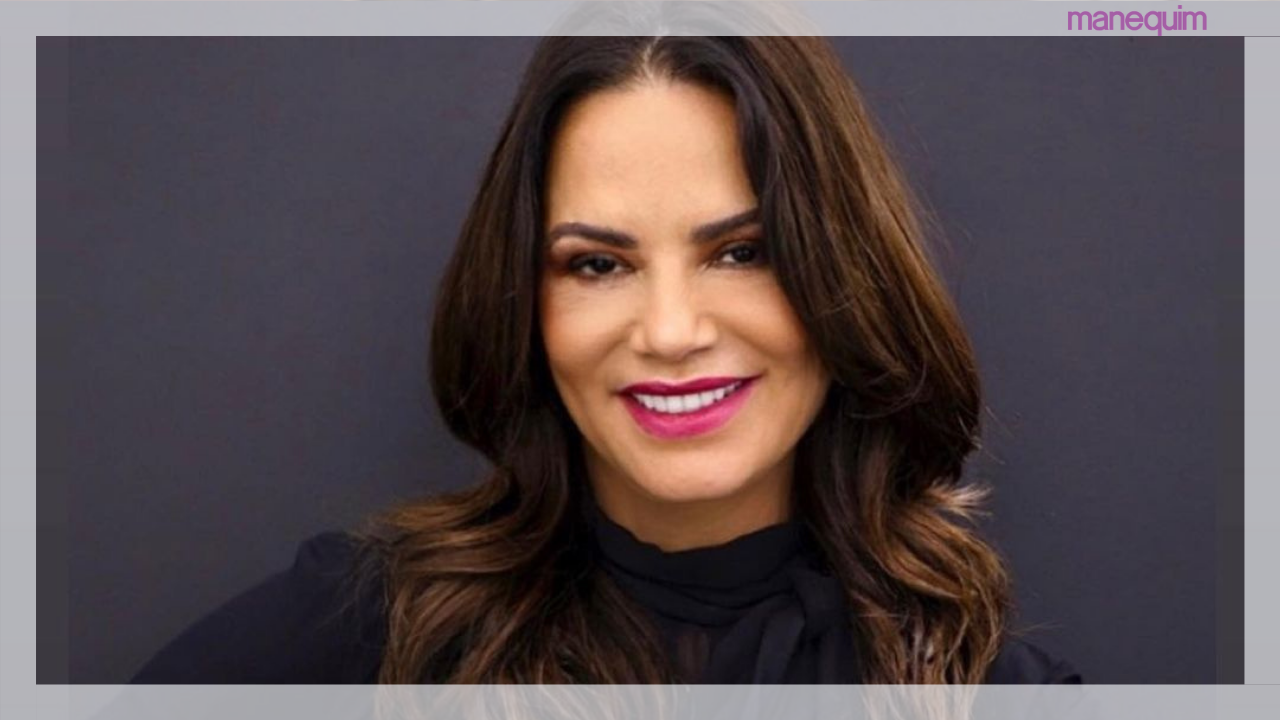 Luiza Brunet arrasa com look com vestido e blusa de paetê, perfeito para ir em festas à noite!