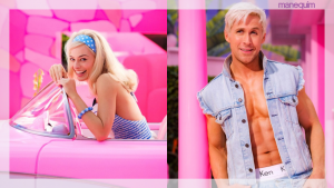 Margot Robbie e Ryan Gosling aparecem como Barbie e Ken