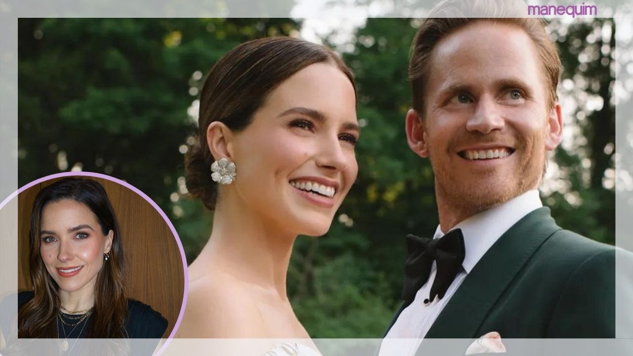 Noivas de estilo romântico: Inspire-se no vestido floral da atriz Sophia Bush