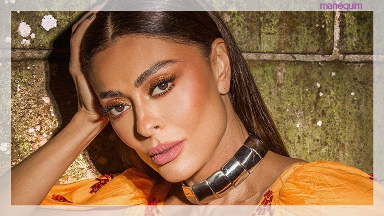 Toda trabalhada na vibe sereia, Juliana Paes arrasa com vestido brilhoso!