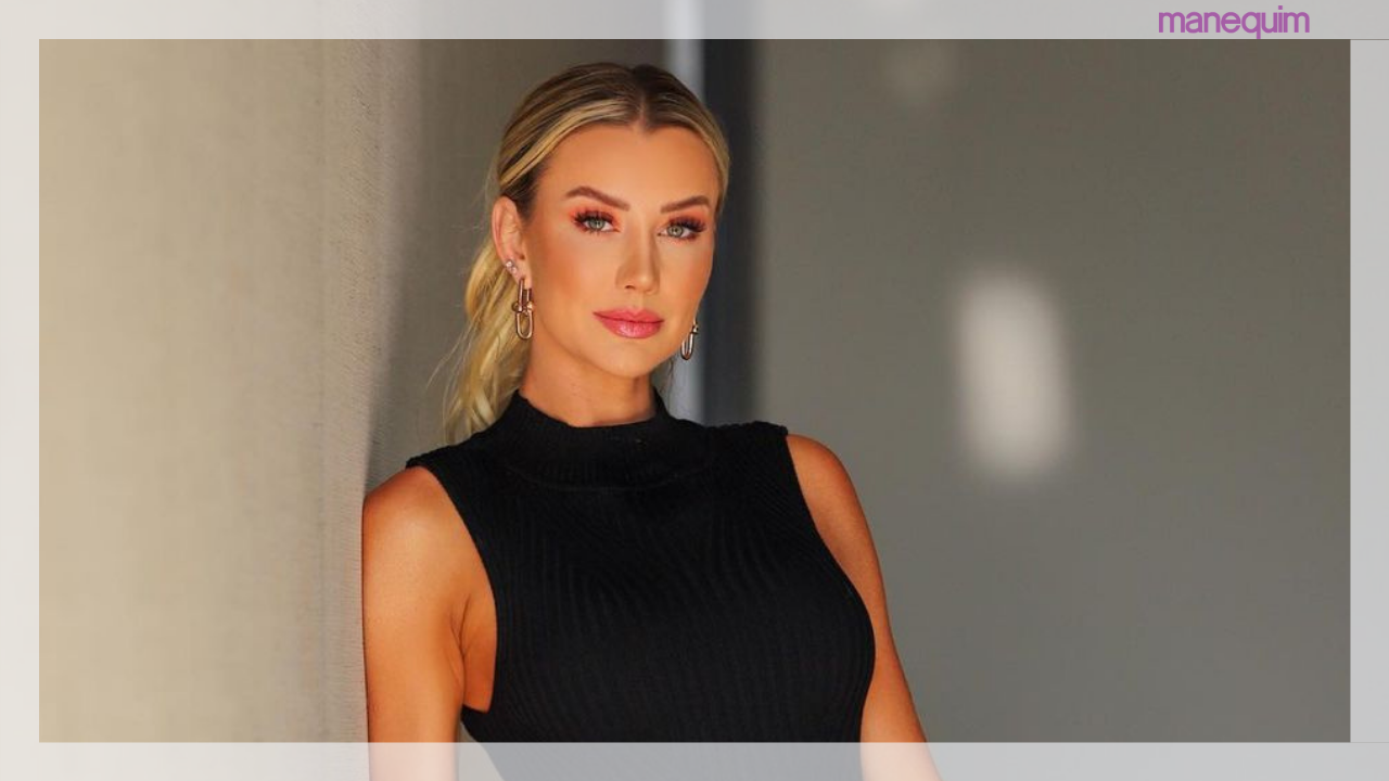 Toda trabalhada no all pink: Ana Paula Siebert se diverte com look criativo