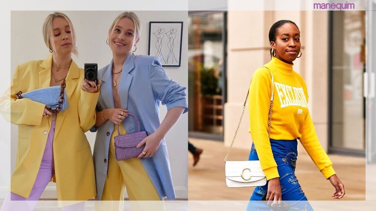 5 looks que provam que amarelo e azul combinam muito bem em um só look