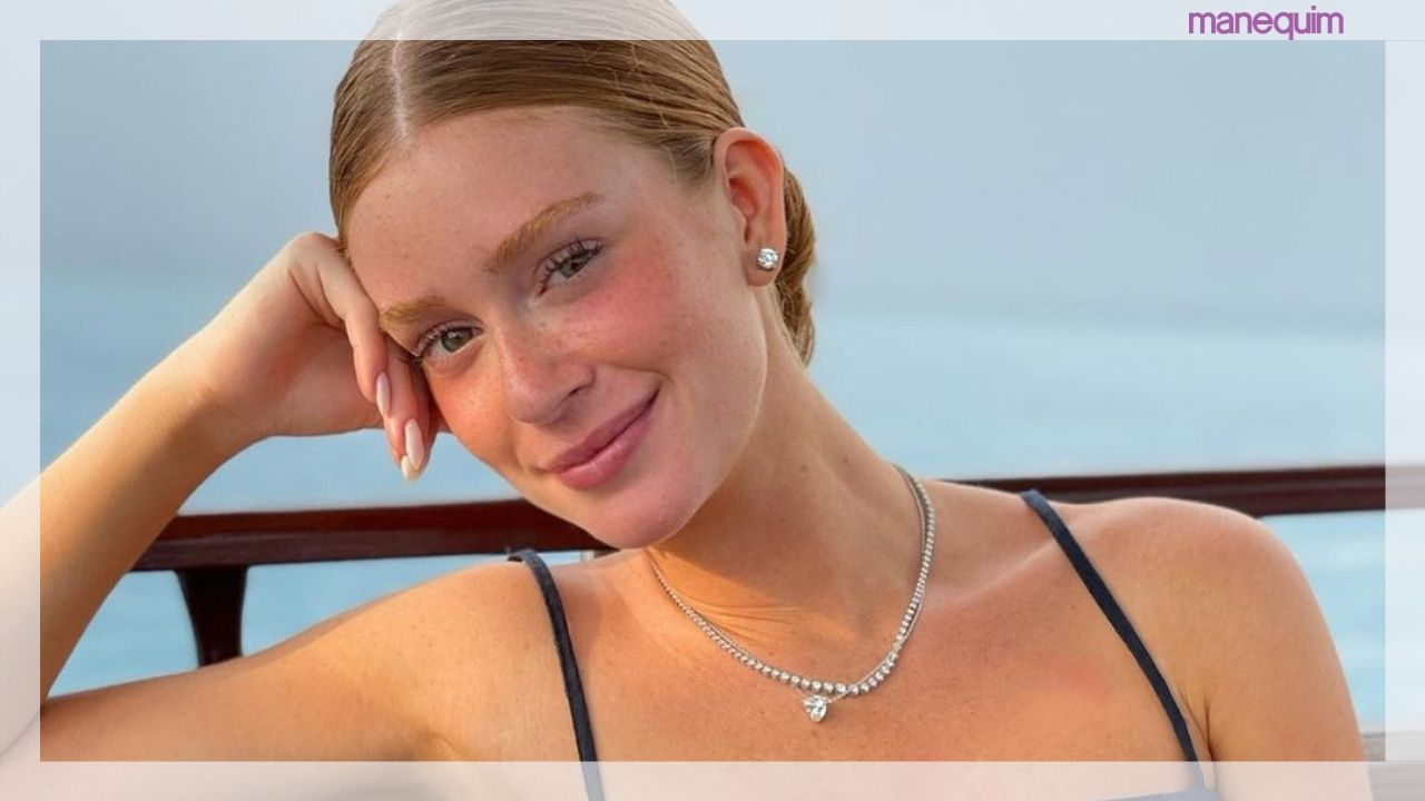 Com flor vermelha ENORME, Marina Ruy Barbosa escolhe macacão de grife para celebrar aniversário