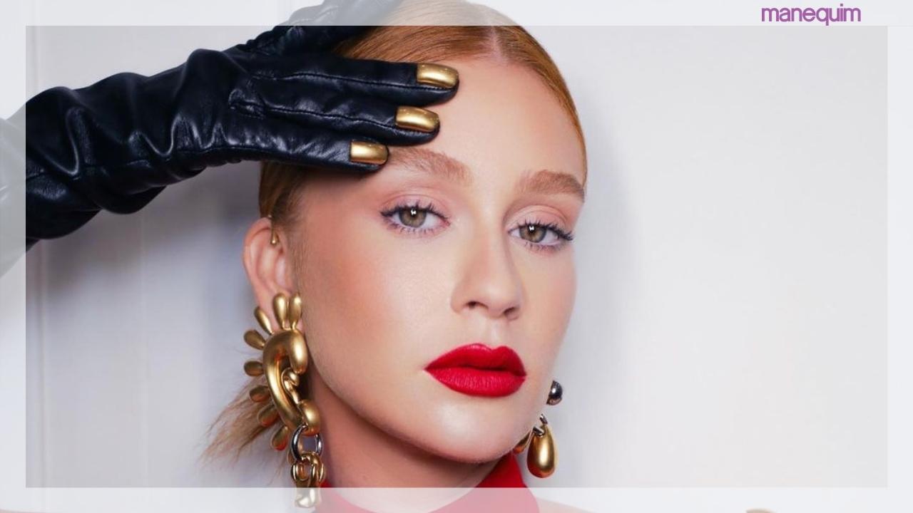 Roxo, vinho e marrom: Marina Ruy Barbosa ousa nas cores de look de frio!
