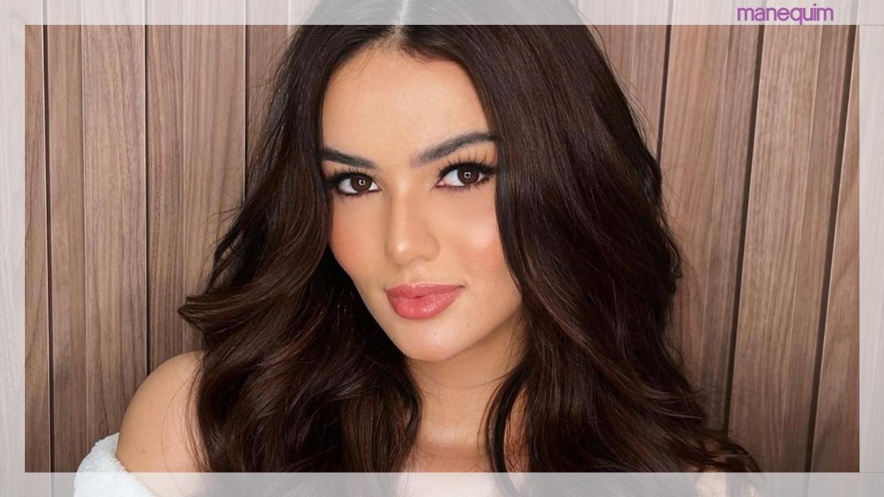 UAU! Eslô Marques brilhou com vestido fashionista em tom de laranja