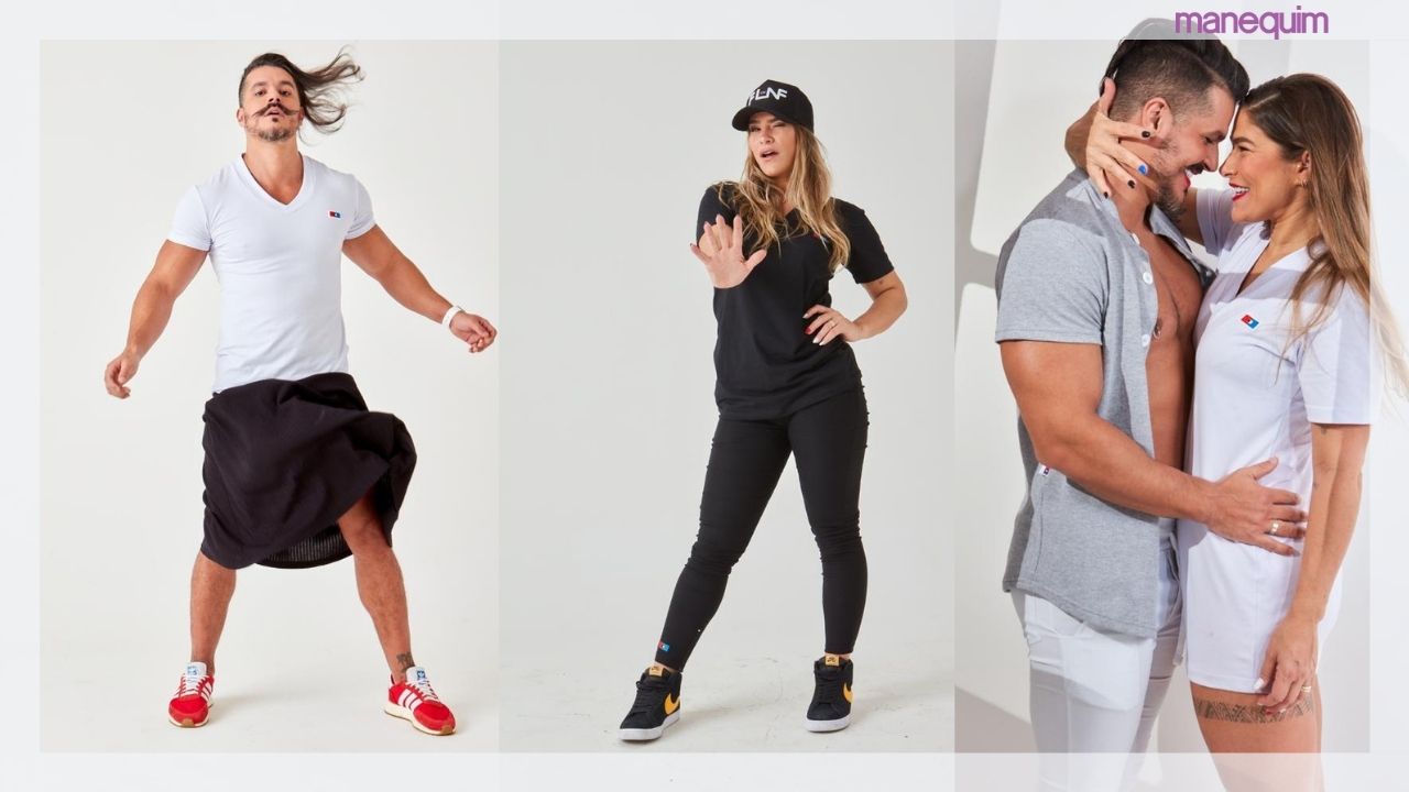 Moda sem gênero! Ao lado de Priscila Fantin, Bruno Lopes cria marca de roupa que qualquer pessoa pode vestir