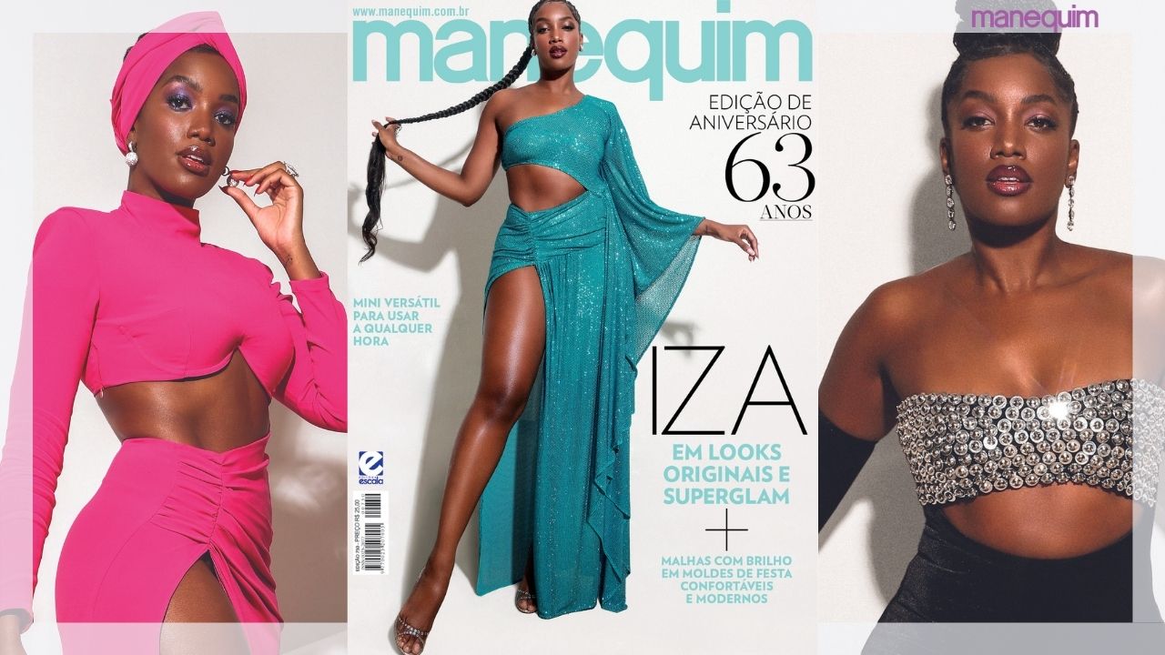 IZA É CAPA DA REVISTA MANEQUIM Nº 750