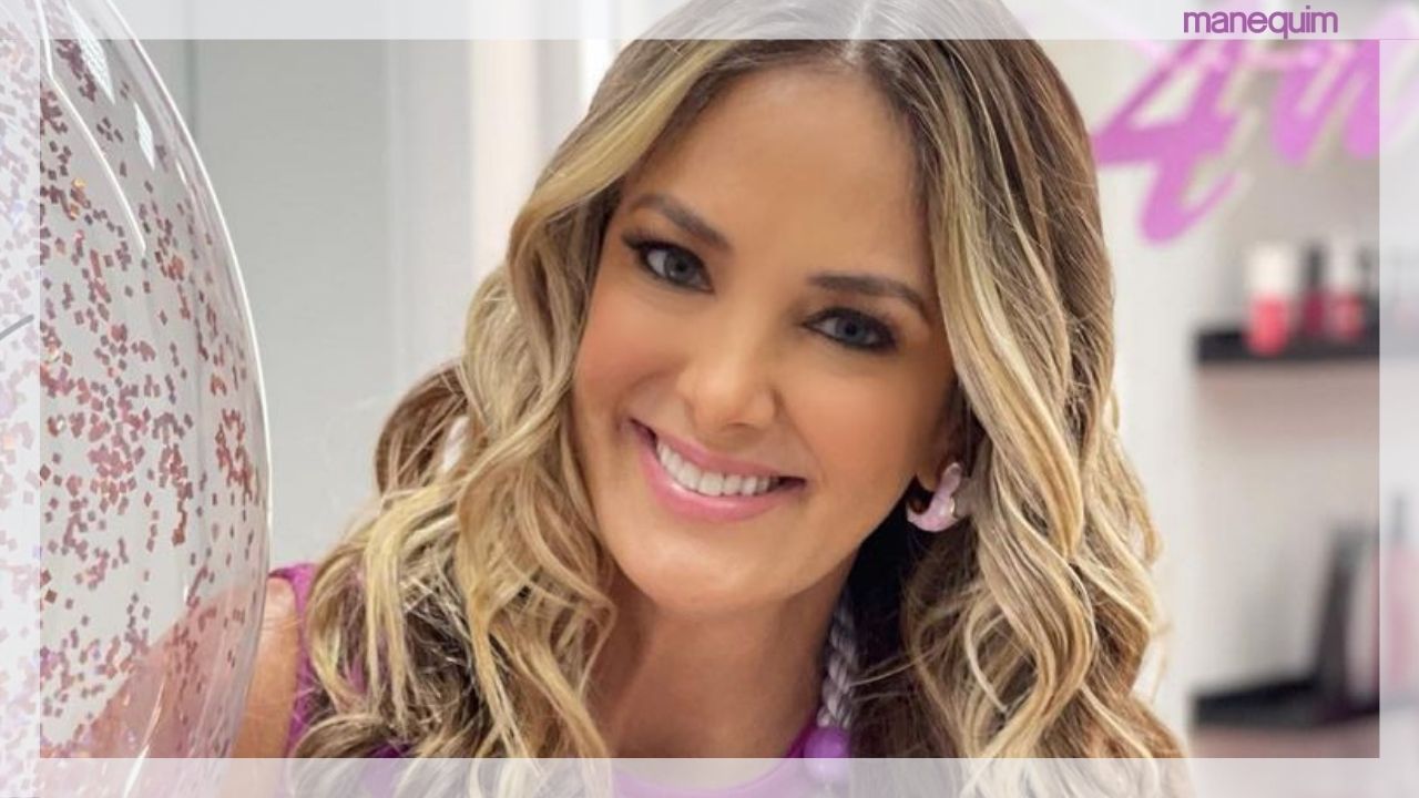 Monocromático total: Ticiane Pinheiro aposta em conjunto laranja neon e arrasa na escolha