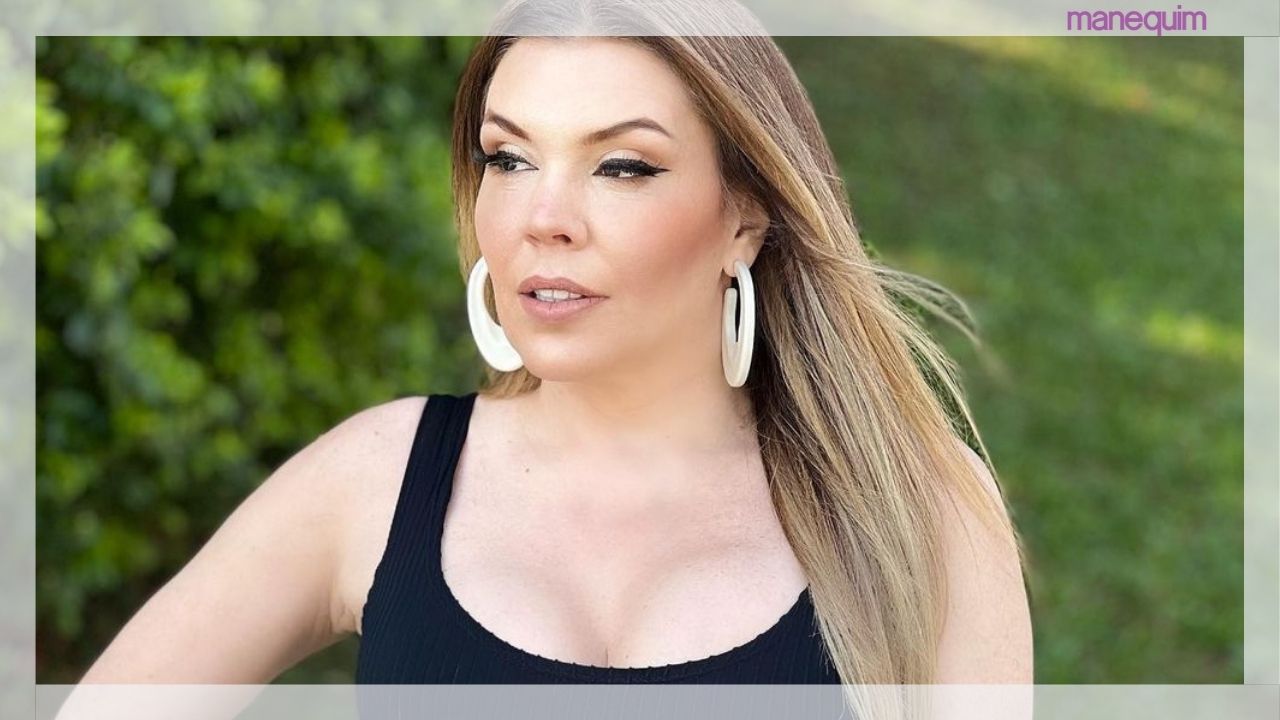 Simony aposta na beleza natural e posa completamente sem maquiagem