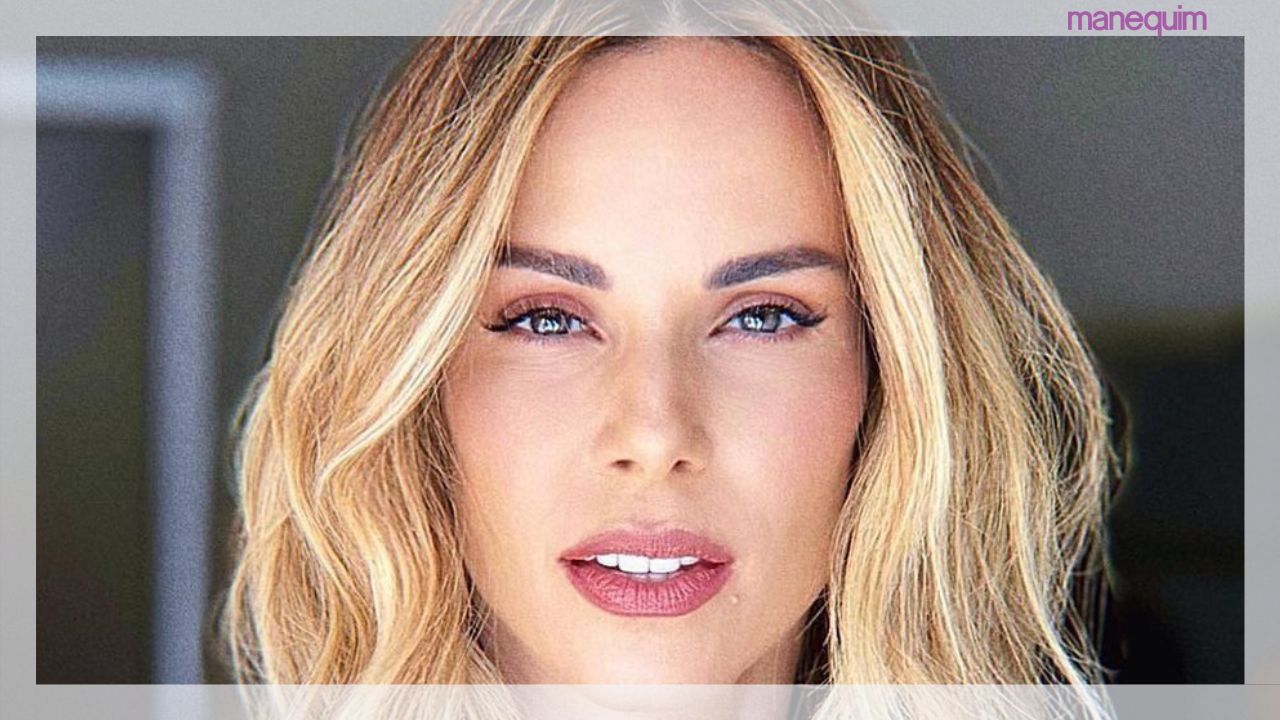 LOIRA ILUMINADA: Ana Furtado aparece com visual repaginado e encanta