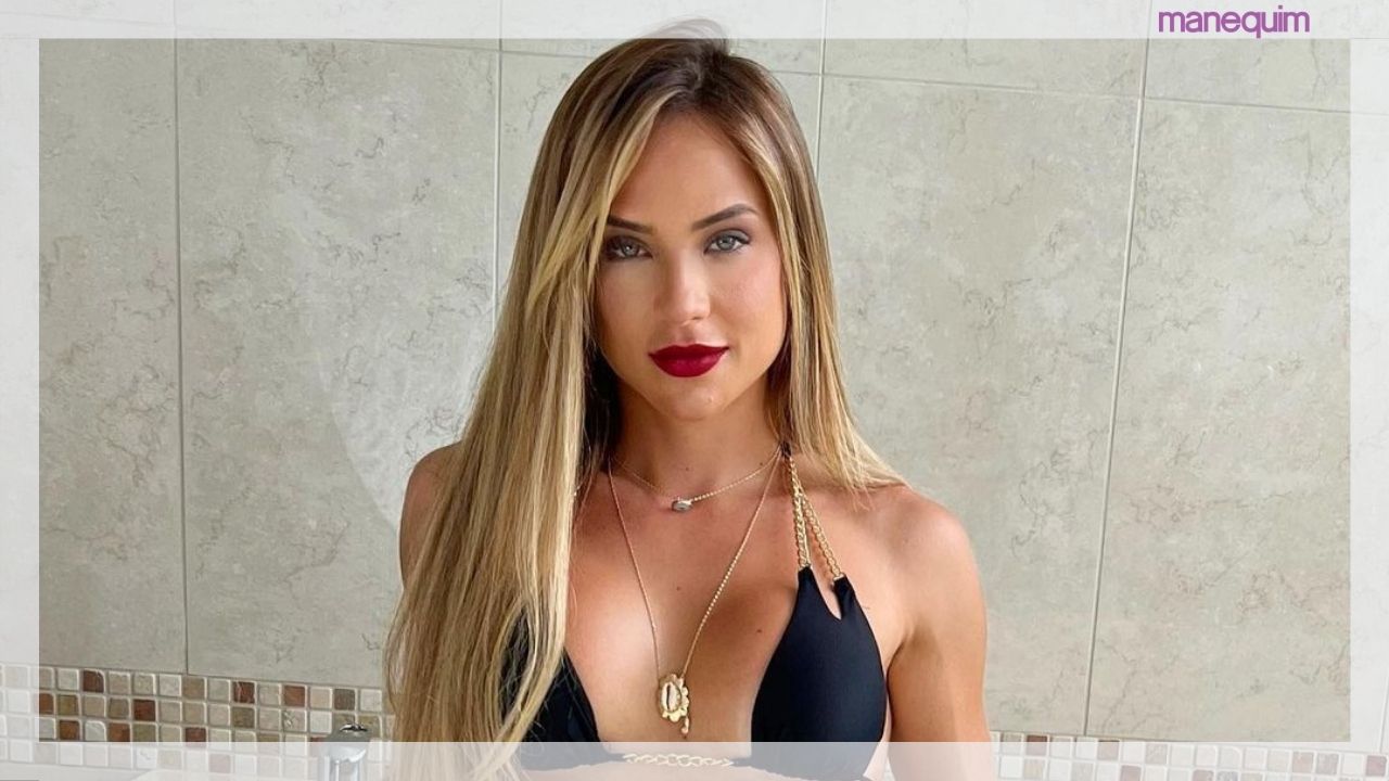 Veja como Gabi Martins adicionou o 'color block' em vestido de casamento