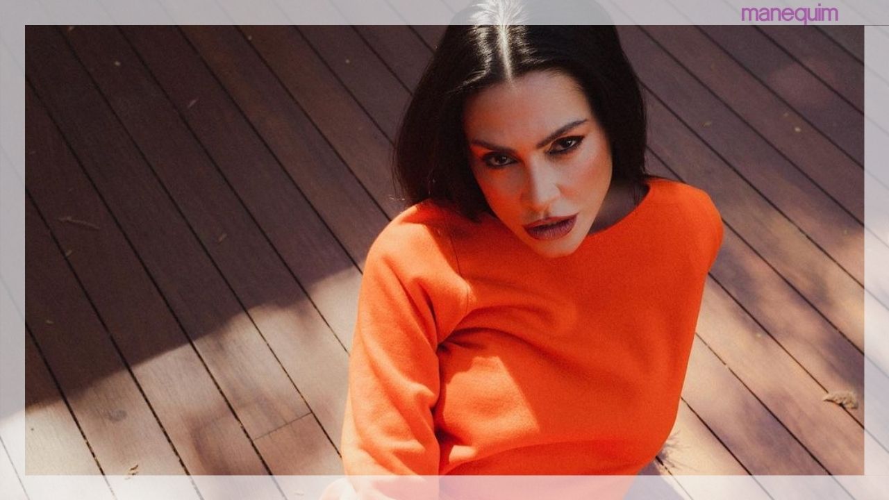 Rainha dark? Cleo Pires arrasa em vestido preto de vinil