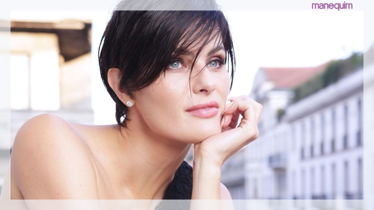 Isabeli Fontana aposta em vestido preto com sapato nada básico