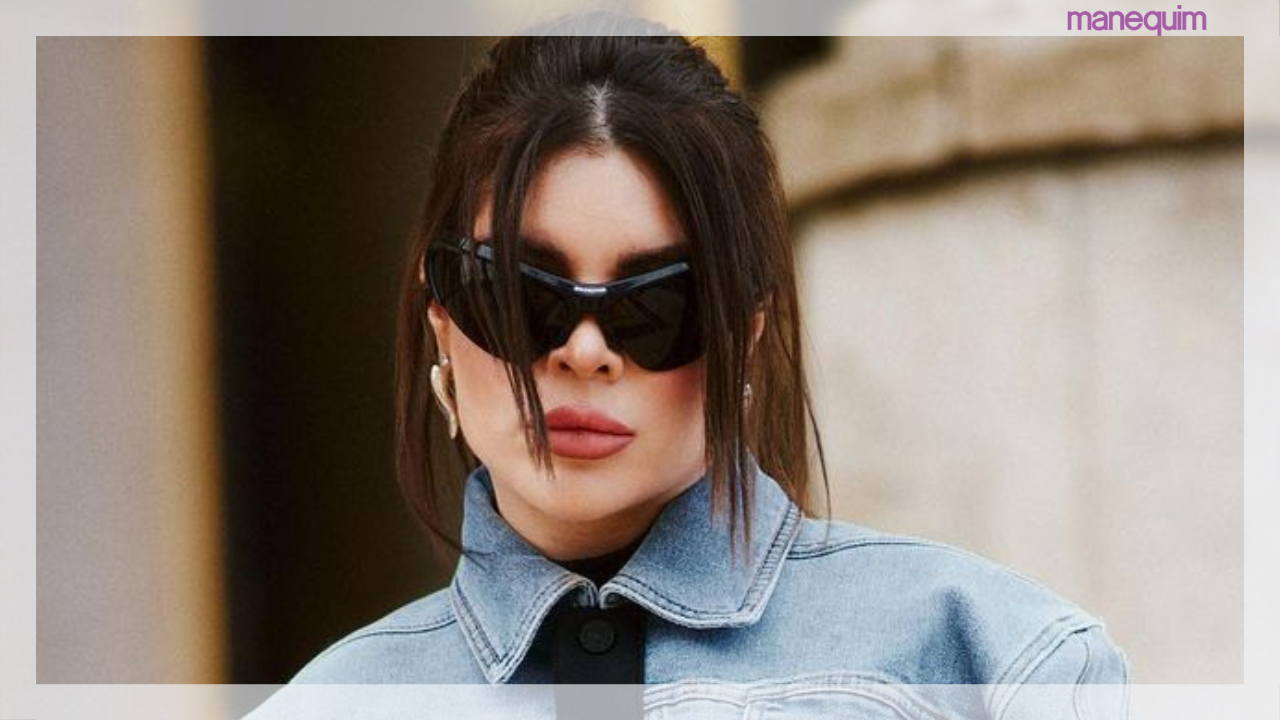 Gkay na França aparece com look INOVADOR e calças só nos joelhos