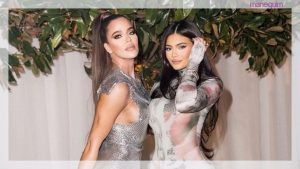 Khloe Kardashian e Kylie Jenner vão ao desfile da Balenciaga com looks muito chamativos