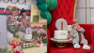 Mêsversário luxuoso! Biel e Tays Reis celebram três meses de filha com tema de grife
