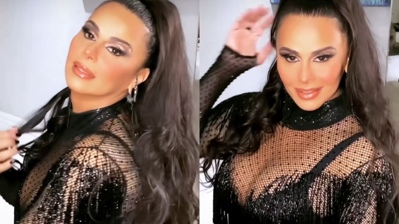 Viviane Araújo surpreende com corpo pós-parto, um mês após dar à luz