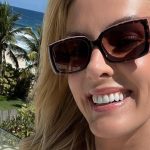 Ana Hickmann escolhe maiô com decote profundo para curtir dia de sol