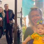 Copa do Mundo: Karin Roepke e Edson Celulari vestem a camisa e celebram 9º mês da filha