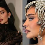 Rainha da Mugler! Kylie Jenner surge em coroa de diamantes em evento