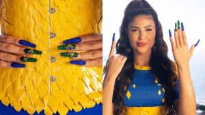 Para torcer no melhor estilo: Aprenda nail art inspirada no Brazilcore para a Copa do Mundo