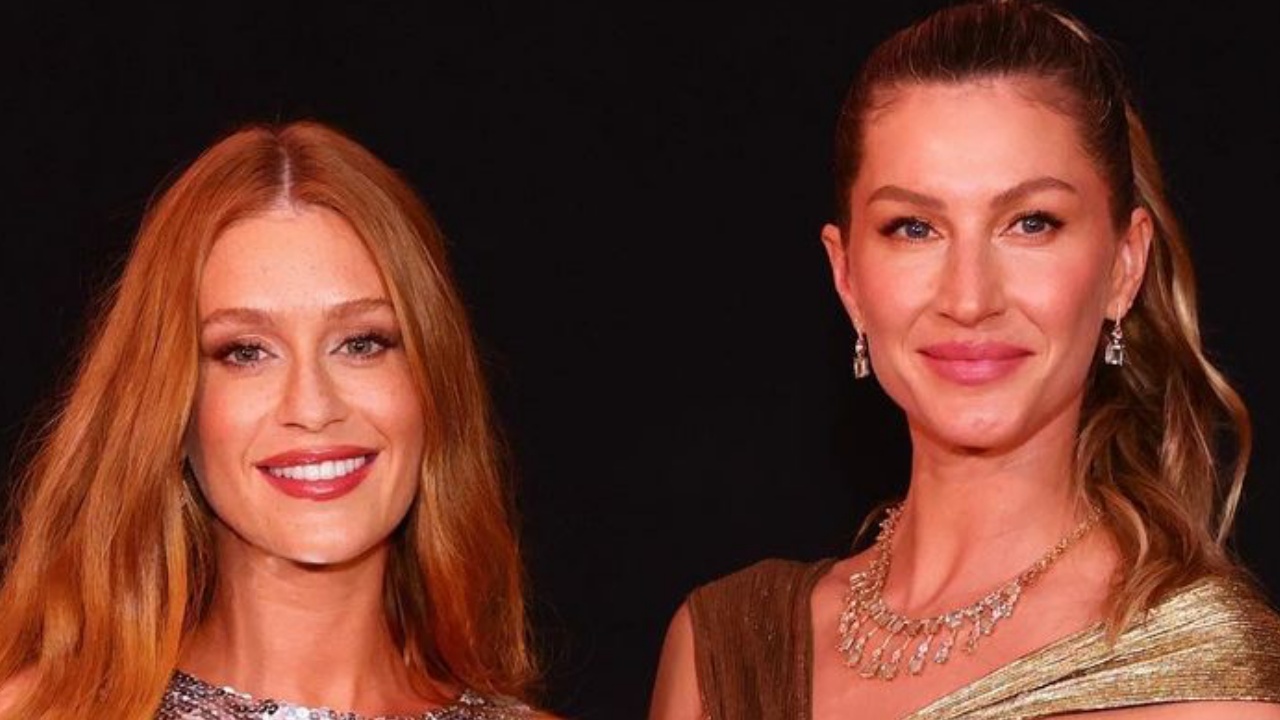 Gisele Bündchen brilha em vestido elegante ao lado de Marina Ruy Barbosa