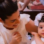 Vivian Amorim compartilha detalhes de batizado lindo de sua primogênita, Malu