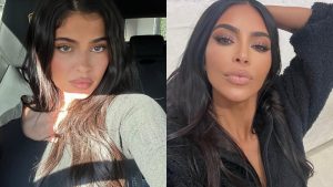Kylie Jenner aparece em look ousado e leva bronca de irmã, Kim Kardashian