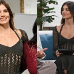 Em reencontro de Casamento às Cegas, Camila Queiroz elege vestido "básico" de R$10 mil