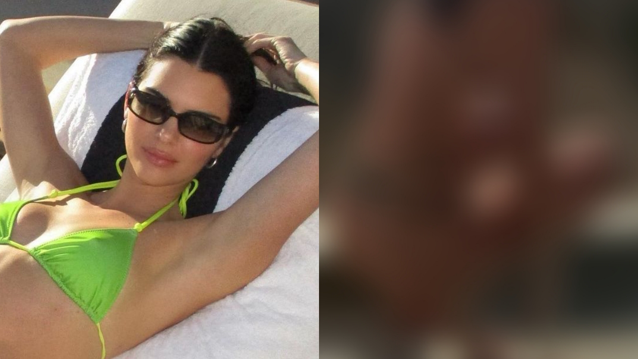 Photoshop? Kendall Jenner é acusada de manipular fotos após detalhe bizarro em cliques de biquíni